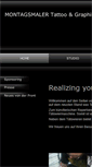Mobile Screenshot of montagsmaler-tattoo.de